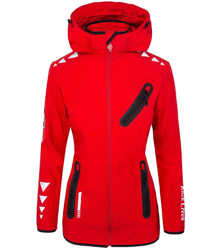 Damen Softshell Jacke Übergangs Jacke Windbreaker Regenjacke