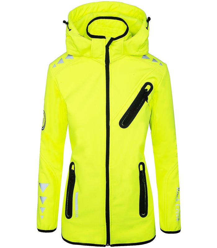 Damen Softshell Jacke Übergangs Jacke Windbreaker Regenjacke