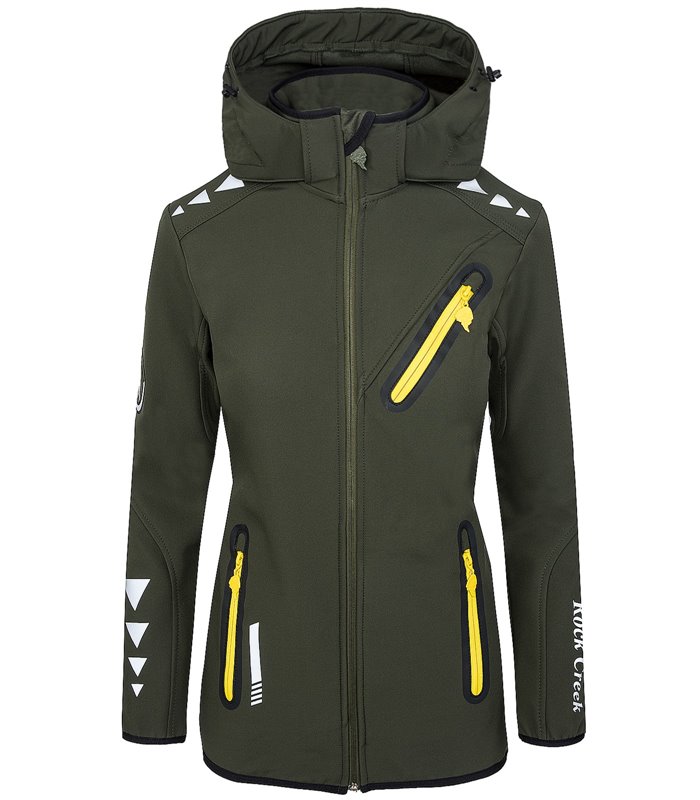 Damen Softshell Jacke Übergangs Jacke Windbreaker Regenjacke