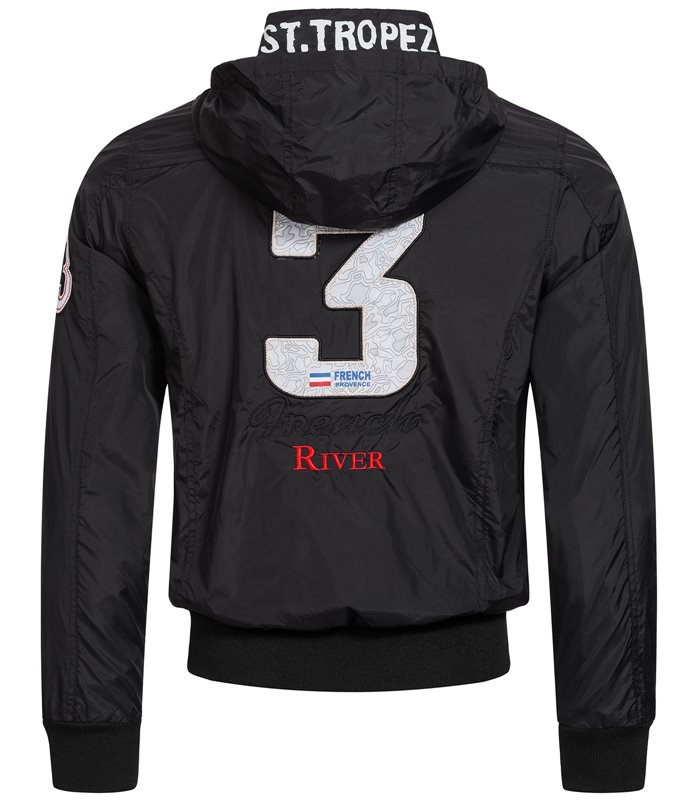 Herren Windjacke Übergangs Jacke Windbreaker mit Kapuze Regenjacke