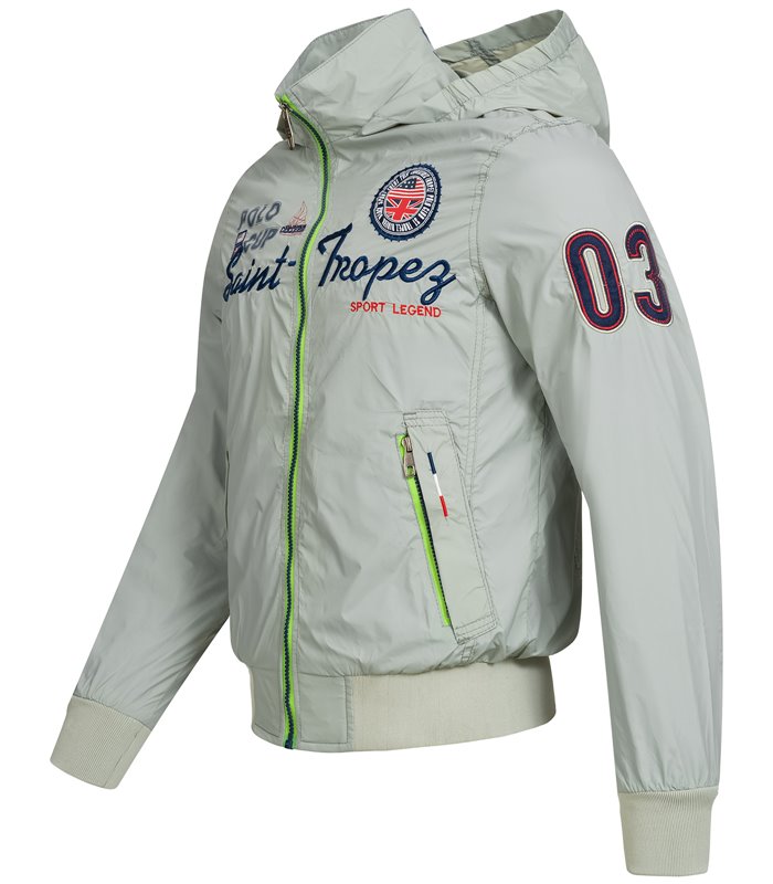 Herren Windjacke Übergangs Jacke Windbreaker mit Kapuze Regenjacke