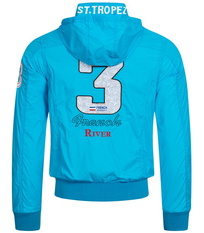 Herren Windjacke Übergangs Jacke Windbreaker mit Kapuze Regenjacke