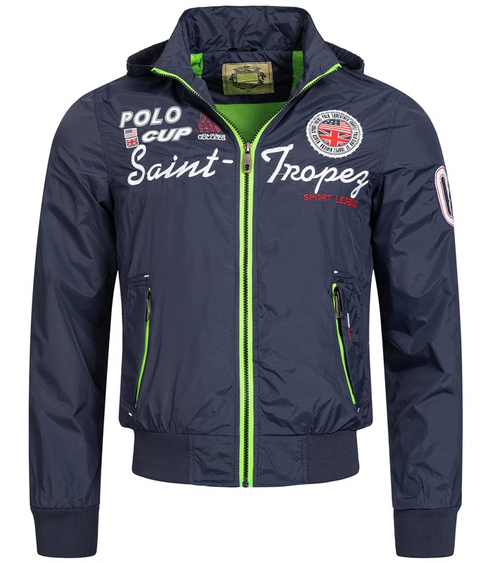 Herren Windjacke Übergangs Jacke Windbreaker mit Kapuze Regenjacke