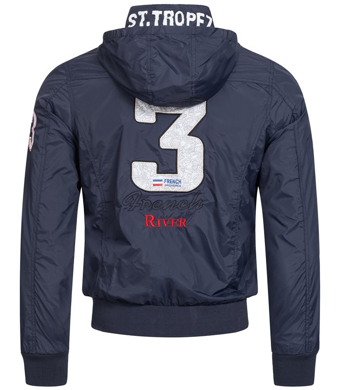 Herren Windjacke Übergangs Jacke Windbreaker mit Kapuze Regenjacke