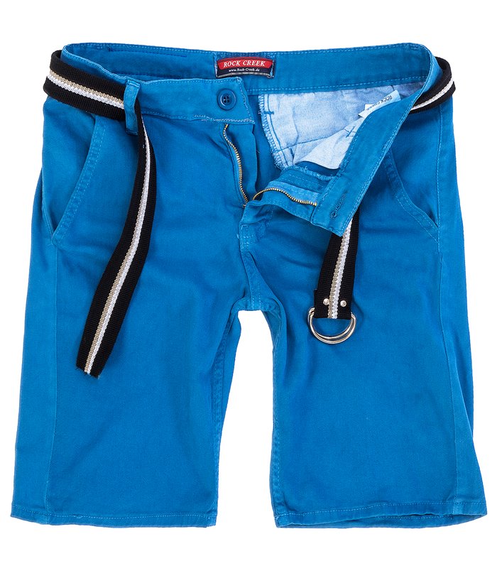 Rock Creek Herren Chino Shorts mit Gürtel RC-2133