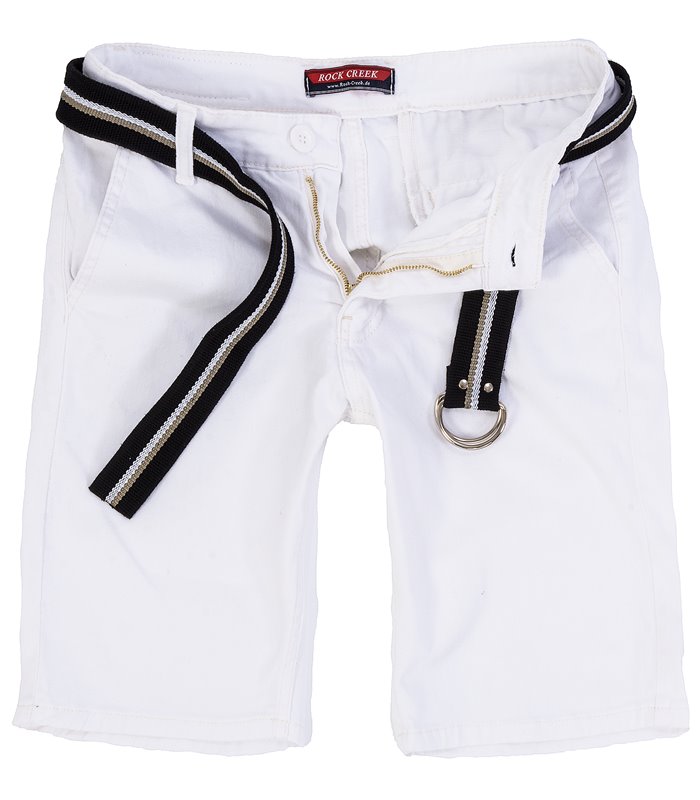Rock Creek Herren Chino Shorts mit Gürtel RC-2133