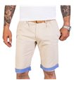 Herren Chino Shorts mit Gürtel H-187