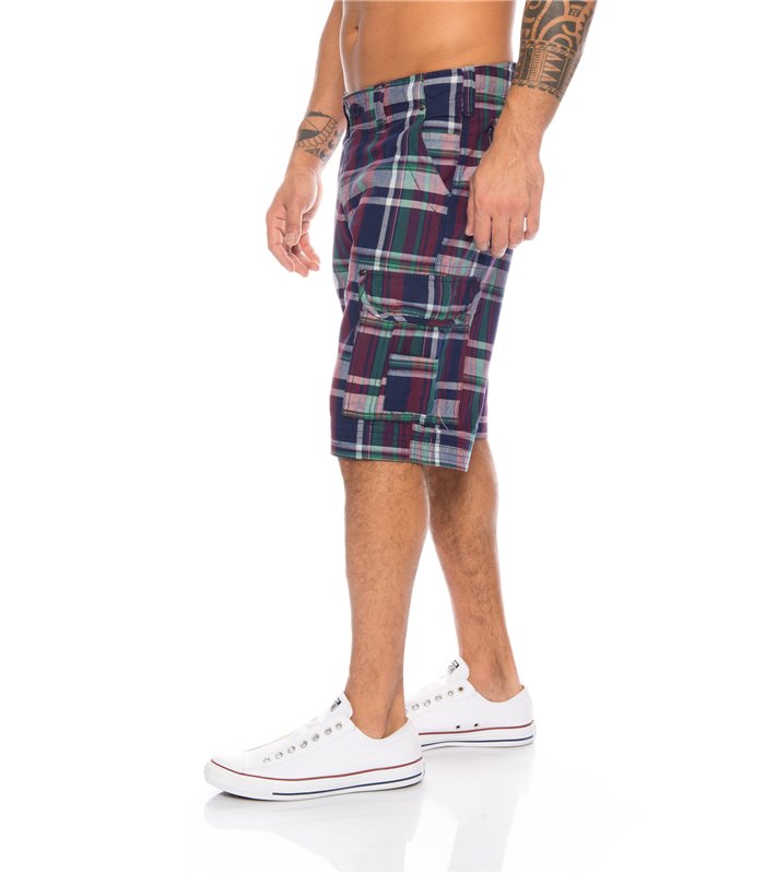 Herren Bermuda Sommer Shorts Hose Capri Karo Shorts Cargo