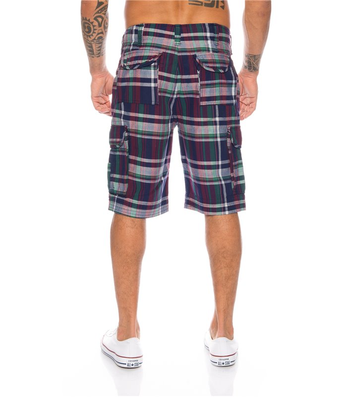 Herren Bermuda Sommer Shorts Hose Capri Karo Shorts Cargo