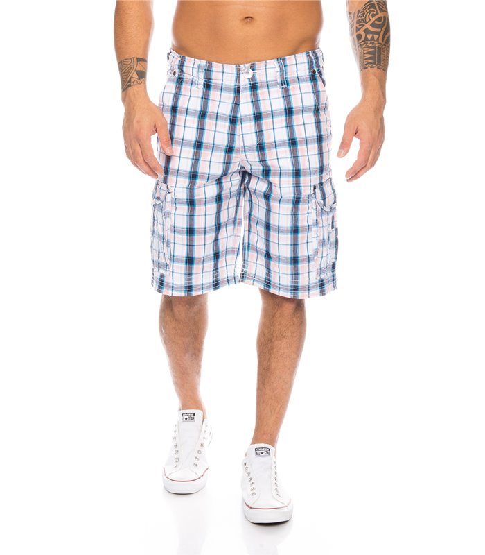 Herren Bermuda Sommer Shorts Hose Capri Karo Shorts Cargo