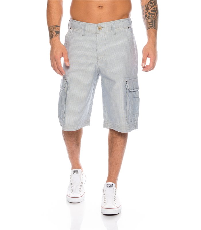 Herren Bermuda Sommer Shorts Hose Capri Karo Shorts Cargo