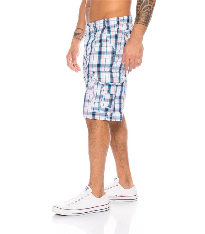 Herren Bermuda Sommer Shorts Hose Capri Karo Shorts Cargo
