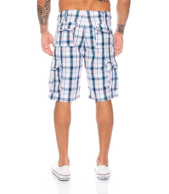 Herren Bermuda Sommer Shorts Hose Capri Karo Shorts Cargo