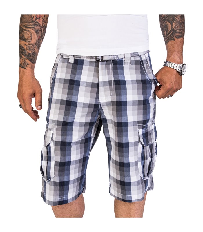 Rock Creek Herren Cargo Shorts Kariert H-185