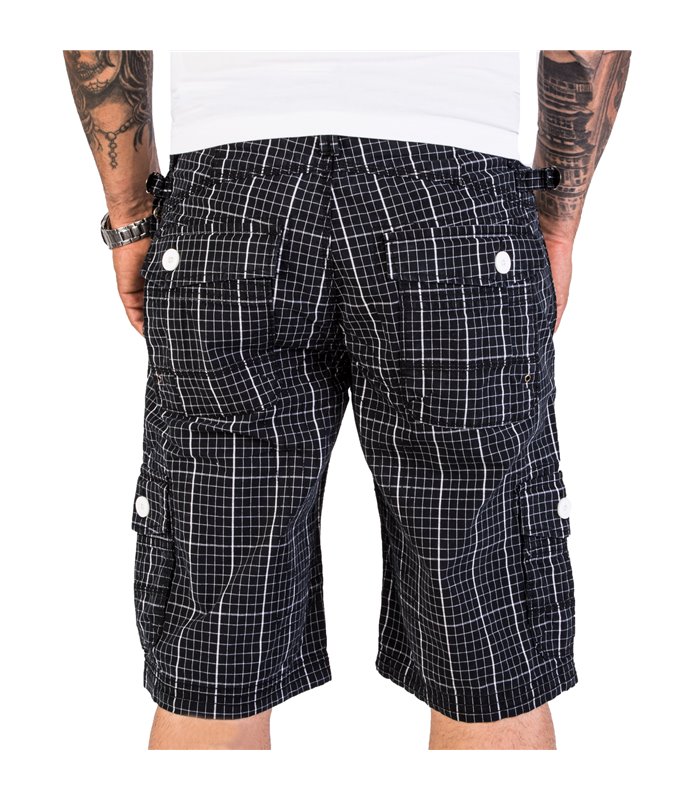 Rock Creek Herren Cargo Shorts Kariert H-188