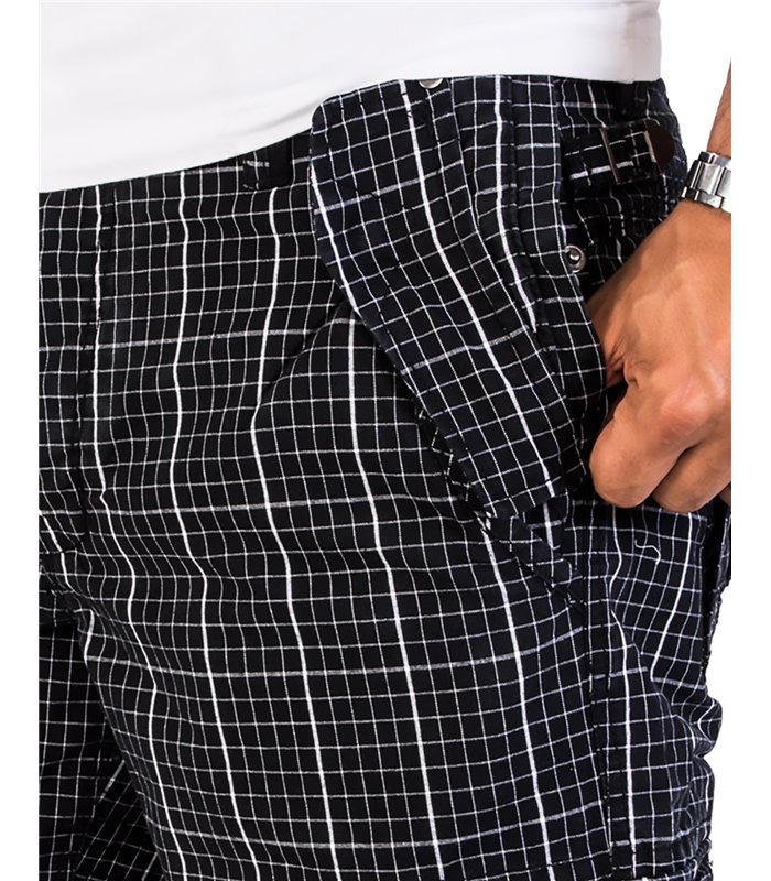 Rock Creek Herren Cargo Shorts Kariert H-188