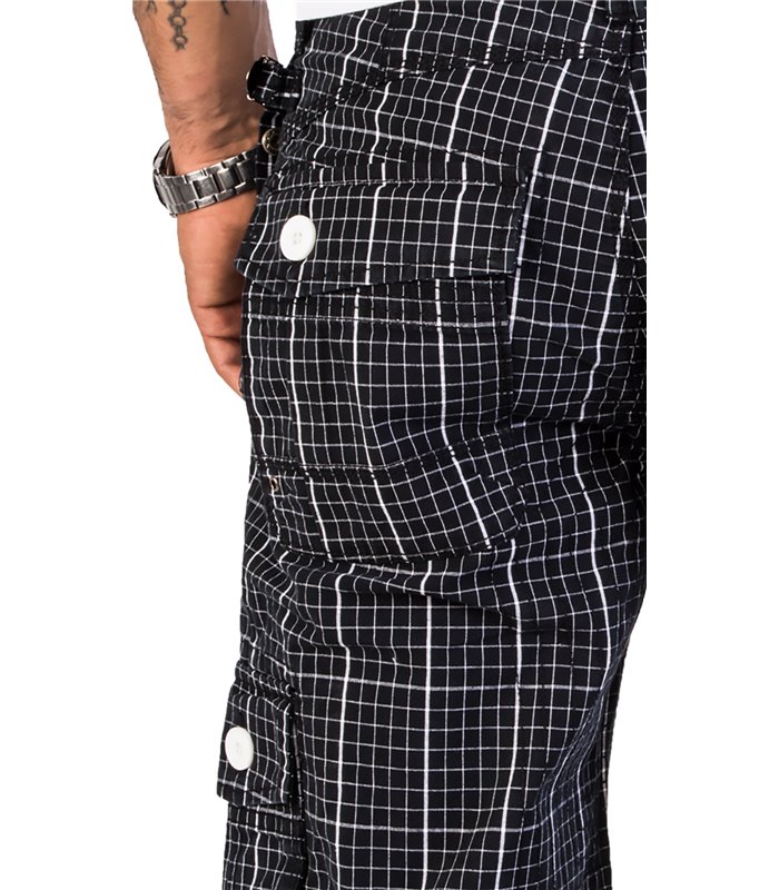 Rock Creek Herren Cargo Shorts Kariert H-188