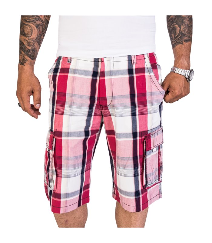 Rock Creek Herren Cargo Shorts Kariert H-189