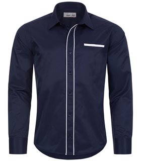 Lorenzo Loren Herren Businesshemd Kentkragen LL-202 