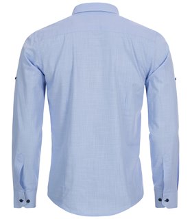 Rock Creek Herren Leinen-Optik Hemd RC-017