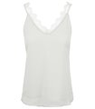 Damen Top Bluse Tank Top Spitze D-323