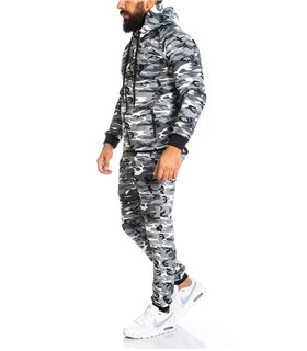 Lorenzo Loren Herren Jogginganzug Camouflage LL-202C