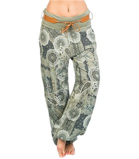 Damen Haremshose Boyfriend Hose 7/8 Capri D-180