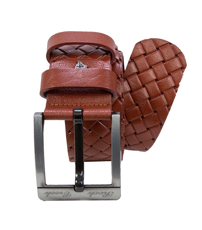 Rock Creek Herren Ledergürtel Einzelne Halteschlaufe Rindsleder Gürtel G-001