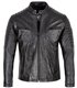 Rock Creek Herren Lederjacke Schwarz H-183