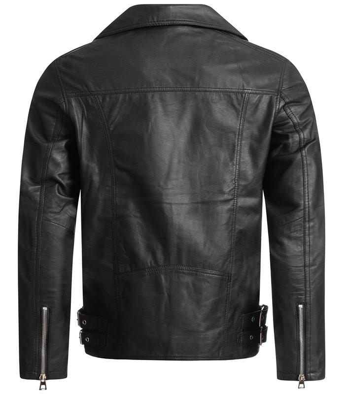 Rock Creek Herren Lederjacke Biker-Style H-182