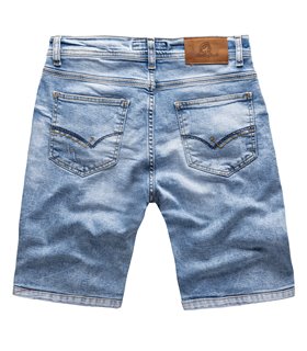 Rock Creek Herren Jeansshorts Slim Fit Hellblau RC-2207