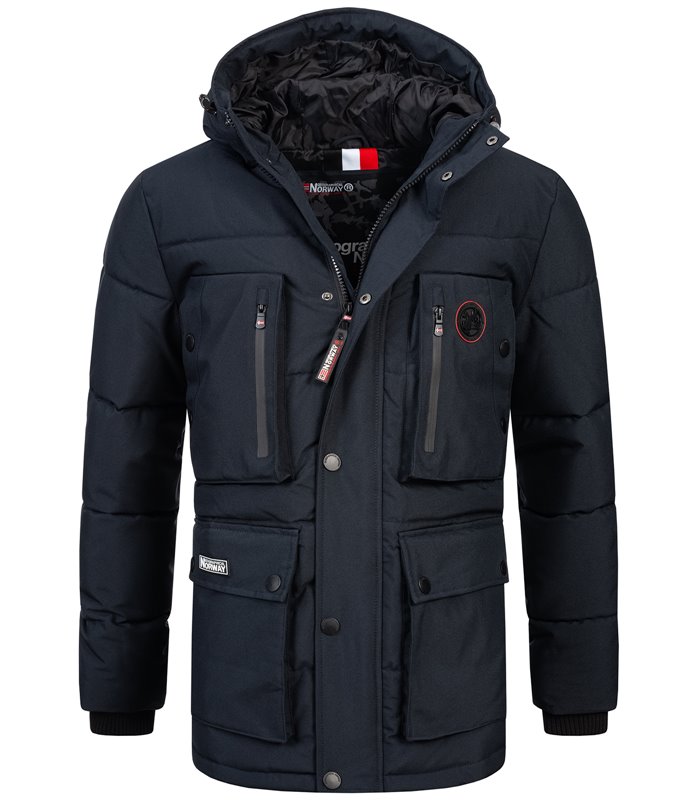 Geographical Norway Herren Winter Jacke mit Kapuze H-241