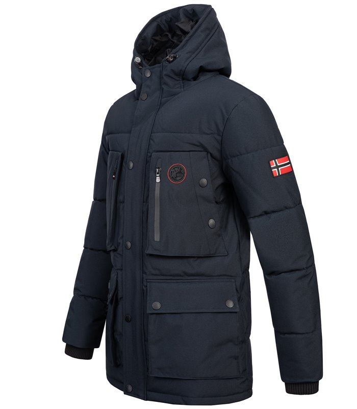 Geographical Norway Herren Winter Jacke mit Kapuze H-241