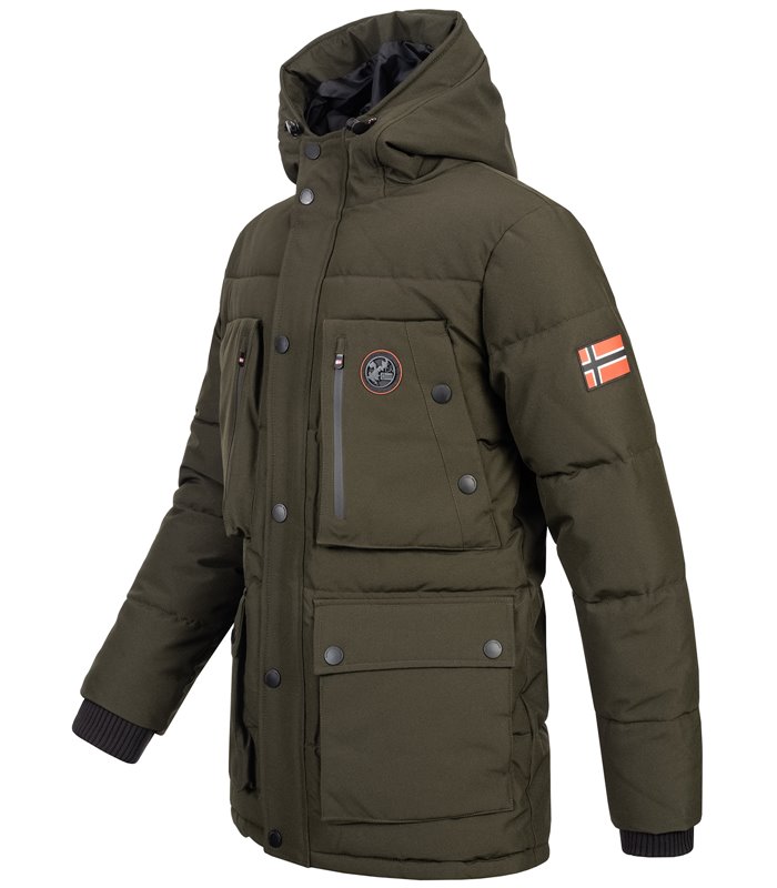Geographical Norway Herren Winter Jacke mit Kapuze H-241