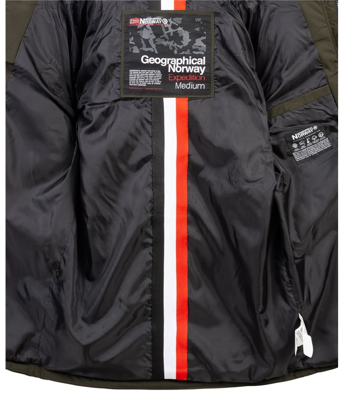 Geographical Norway Herren Winter Jacke mit Kapuze H-241