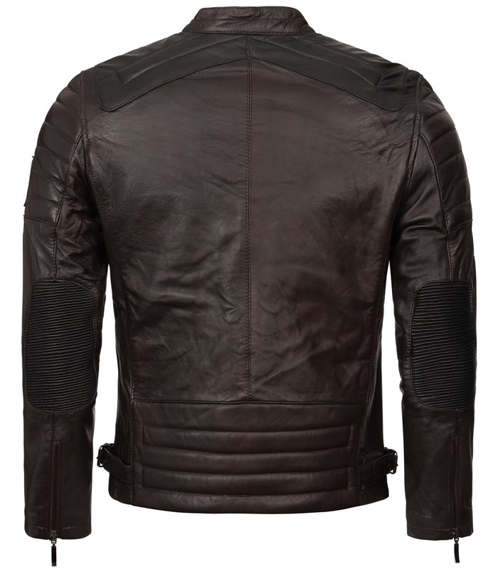 Rock Creek Herren Lederjacke Biker-Style H-181