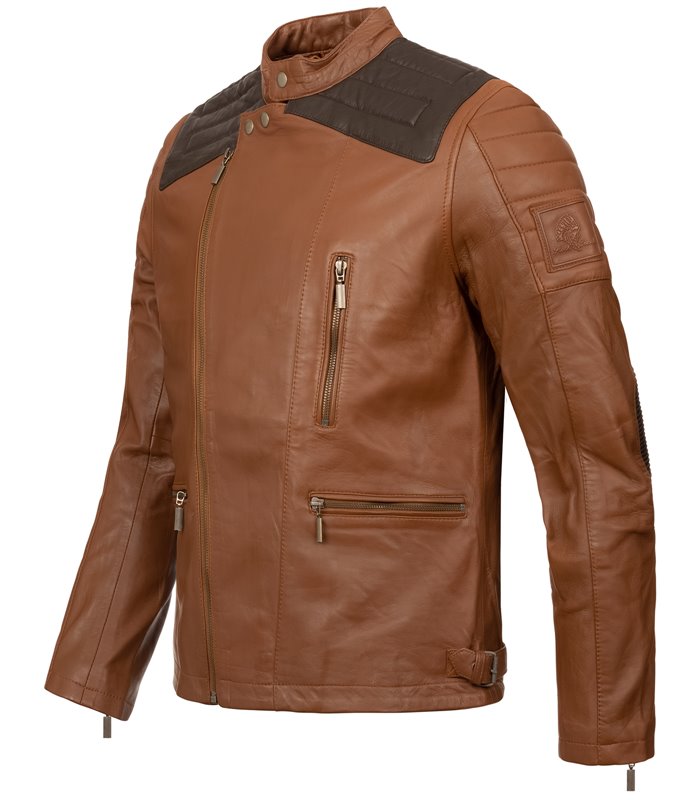Rock Creek Herren Lederjacke Biker-Style H-181