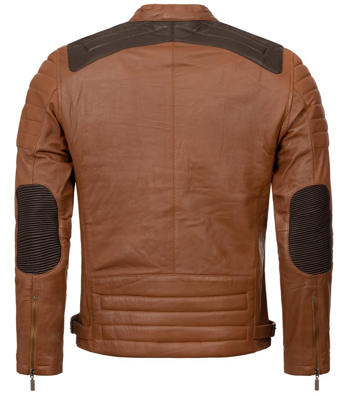 Rock Creek Herren Lederjacke Biker-Style H-181