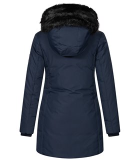 Geographical Norway Damen Winter Mantel mit Kunstfellkragen D-450 