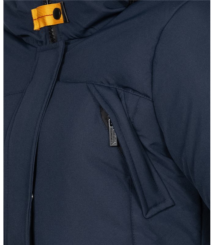 Geographical Norway Damen Winter Mantel mit Kunstfellkragen D-450