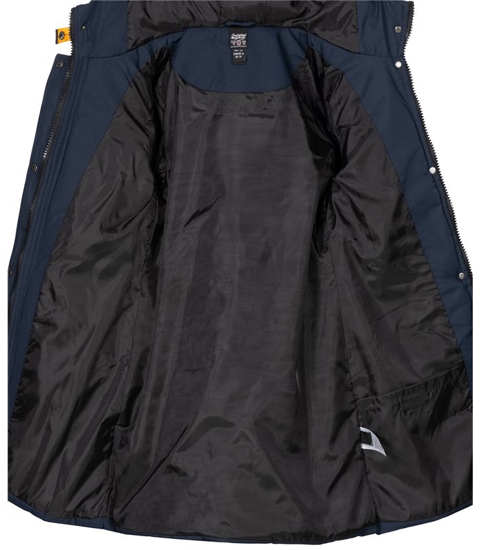 Geographical Norway Damen Winter Mantel mit Kunstfellkragen D-450