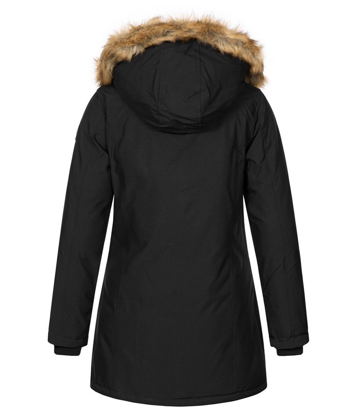 Geographical Norway Damen Winter Mantel mit Kunstfellkragen D-451