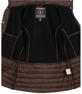Geographical Norway Damen Winter Mantel mit Kapuze D-448 