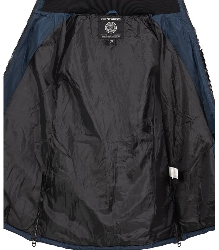 Geographical Norway Damen Winter Mantel mit Kunstfellkragen D-454 