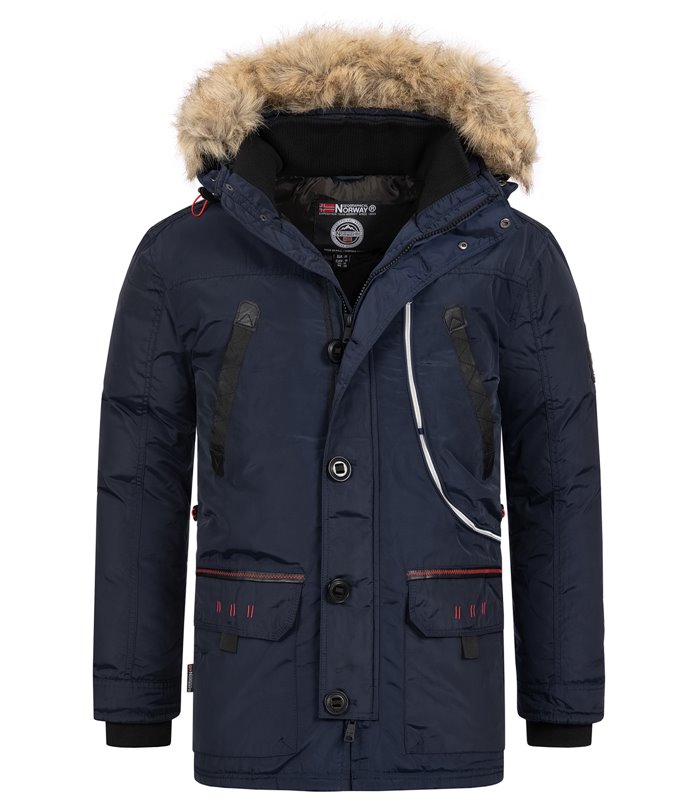 Geographical Norway Herren Winter Jacke mit Kapuze H-254 