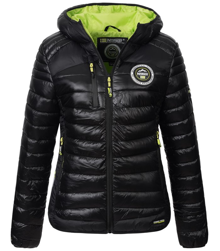 Geographical Norway Damen Steppjacke mit Kapuze D-455
