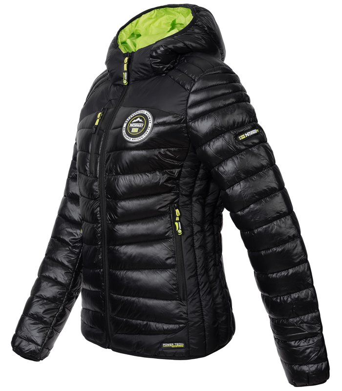 Geographical Norway Damen Steppjacke mit Kapuze D-455