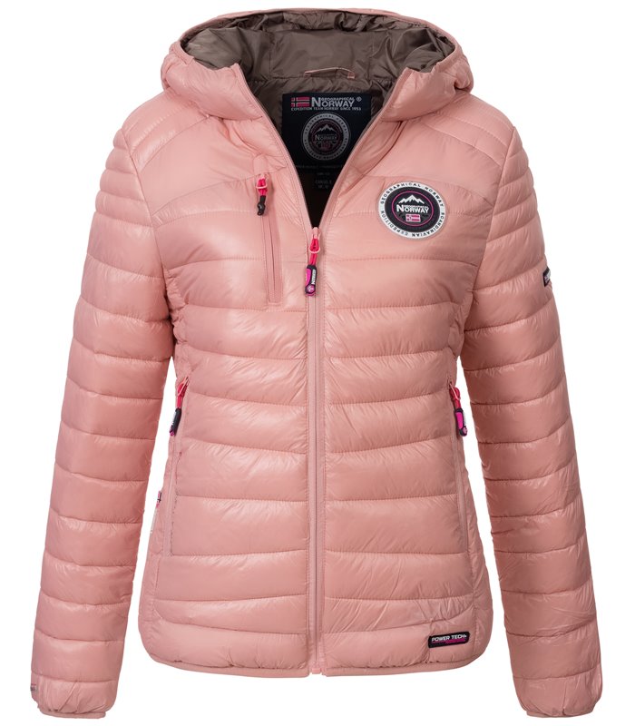 Geographical Norway Damen Steppjacke mit Kapuze D-455
