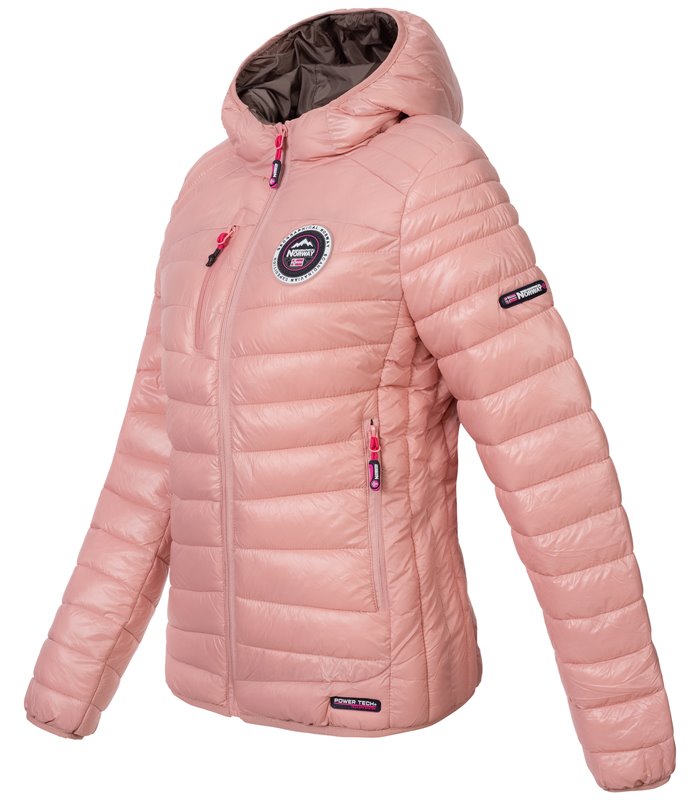 Geographical Norway Damen Steppjacke mit Kapuze D-455