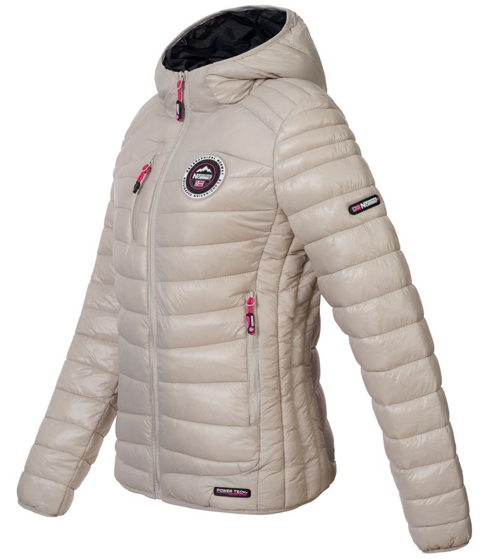 Geographical Norway Damen Steppjacke mit Kapuze D-455